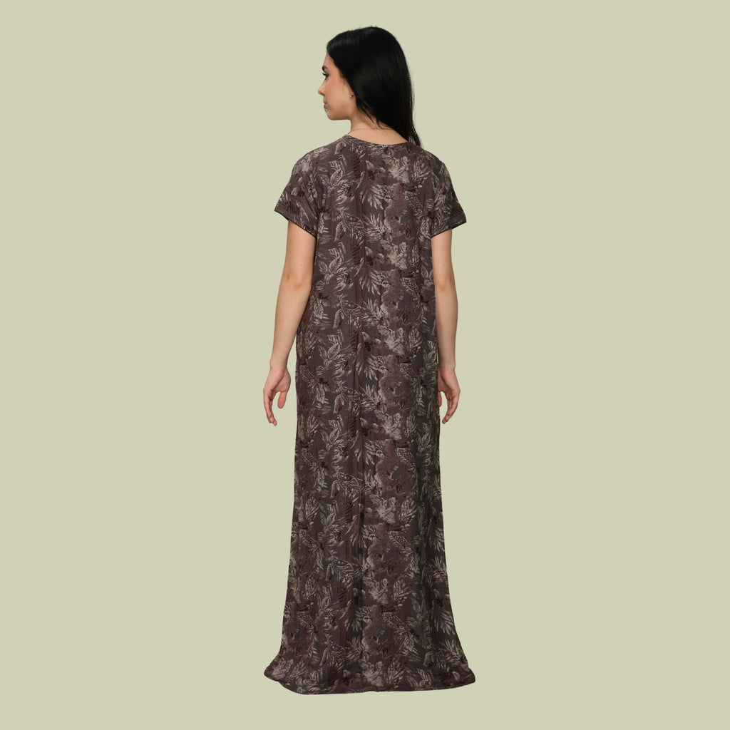 Printed Full-Length Night Gown
