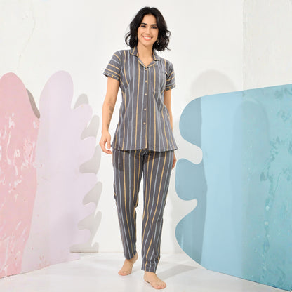 Printed Full Length Night Gown