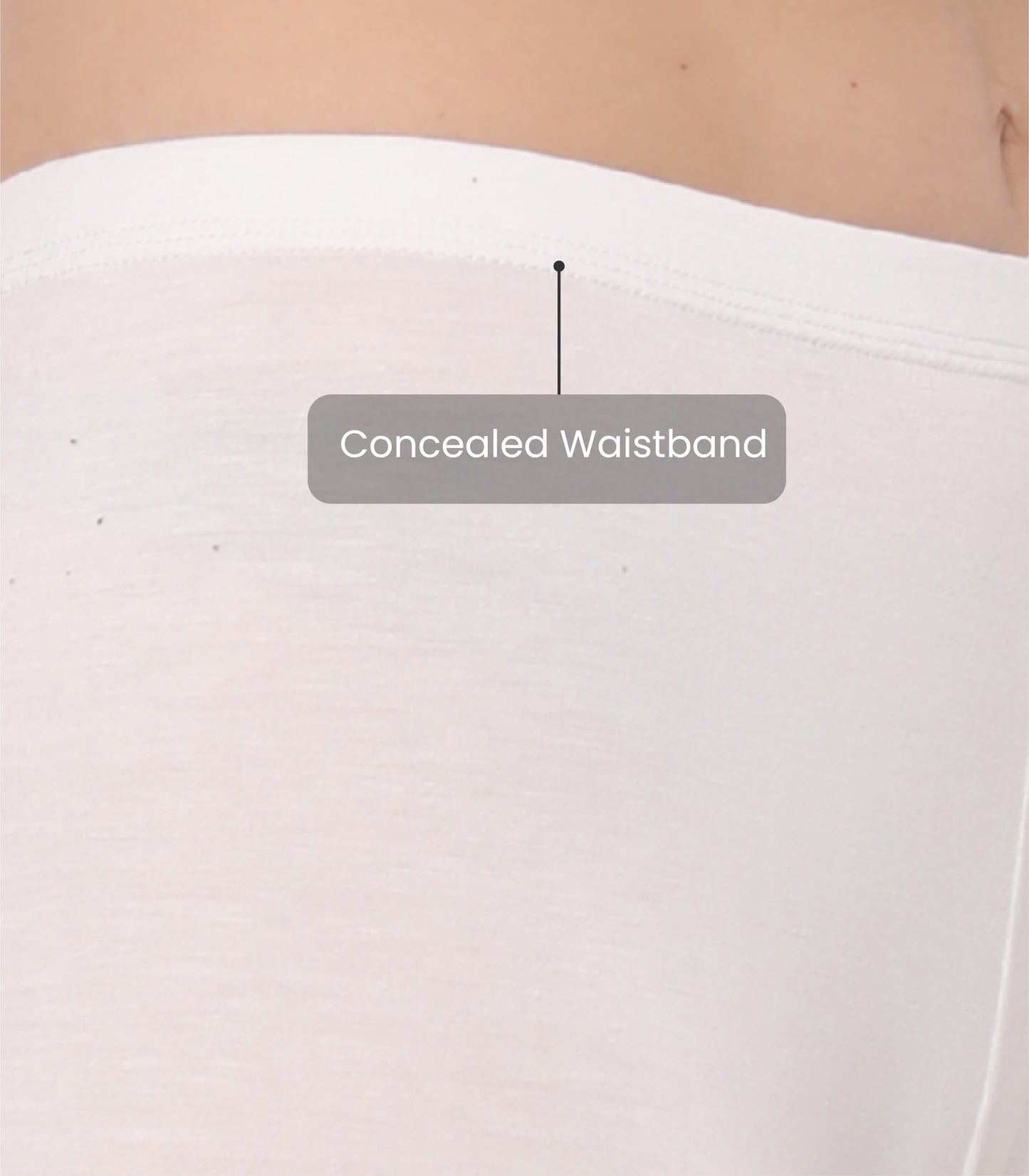 Bamboo Spandex Mid Rise Under Skirt Under Dress Shorts