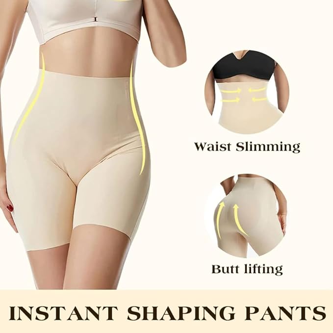 Reversible High-Waist Body Shapewear Shorts for Women