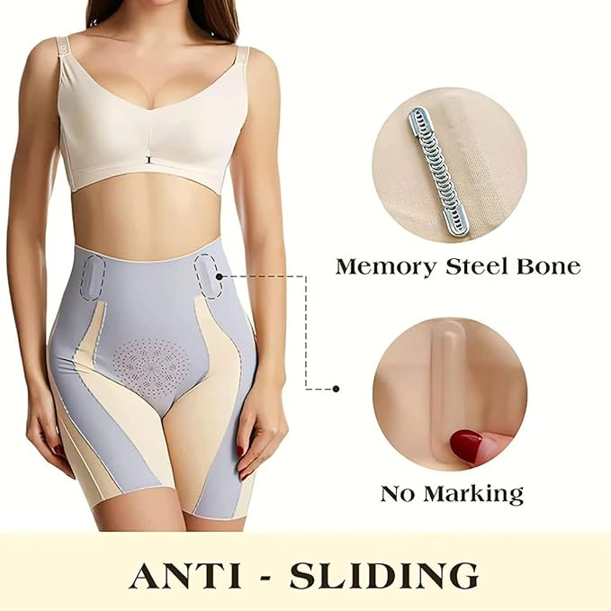 Reversible High-Waist Body Shapewear Shorts for Women