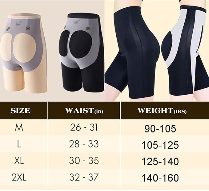 Reversible High-Waist Body Shapewear Shorts for Women