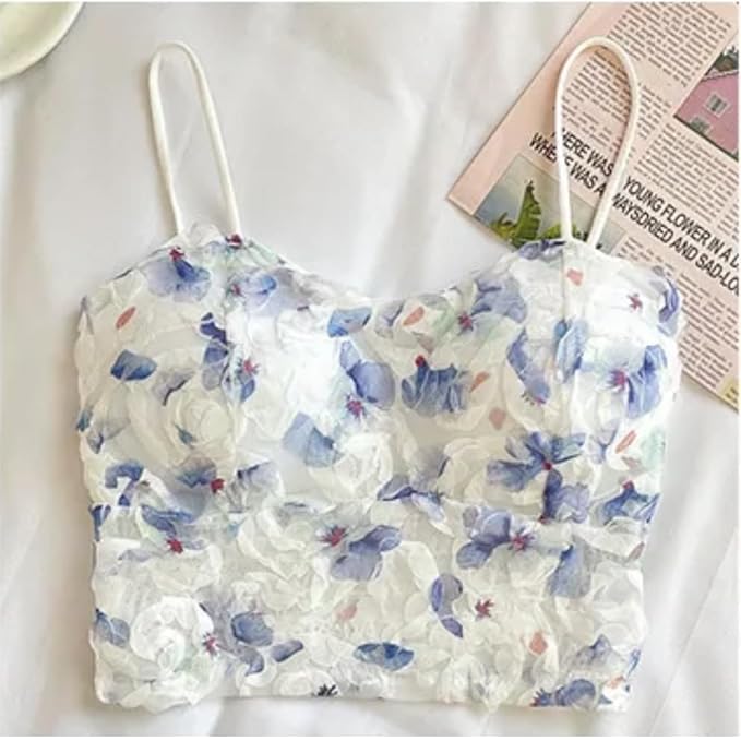 Floral Lace Straps Bralette