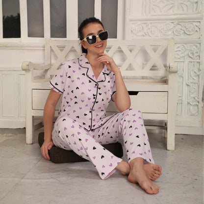 Printed Full Length Night Gown