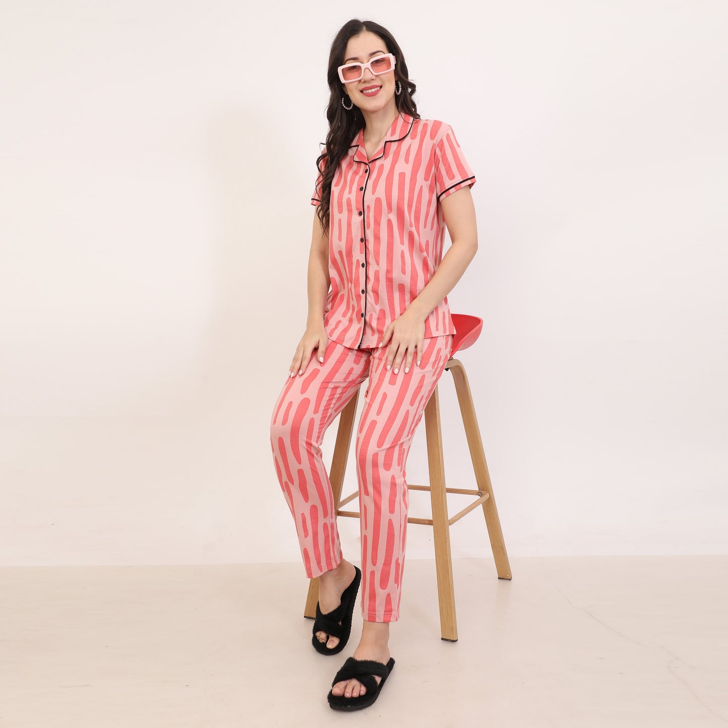 Printed Full Length Night Gown