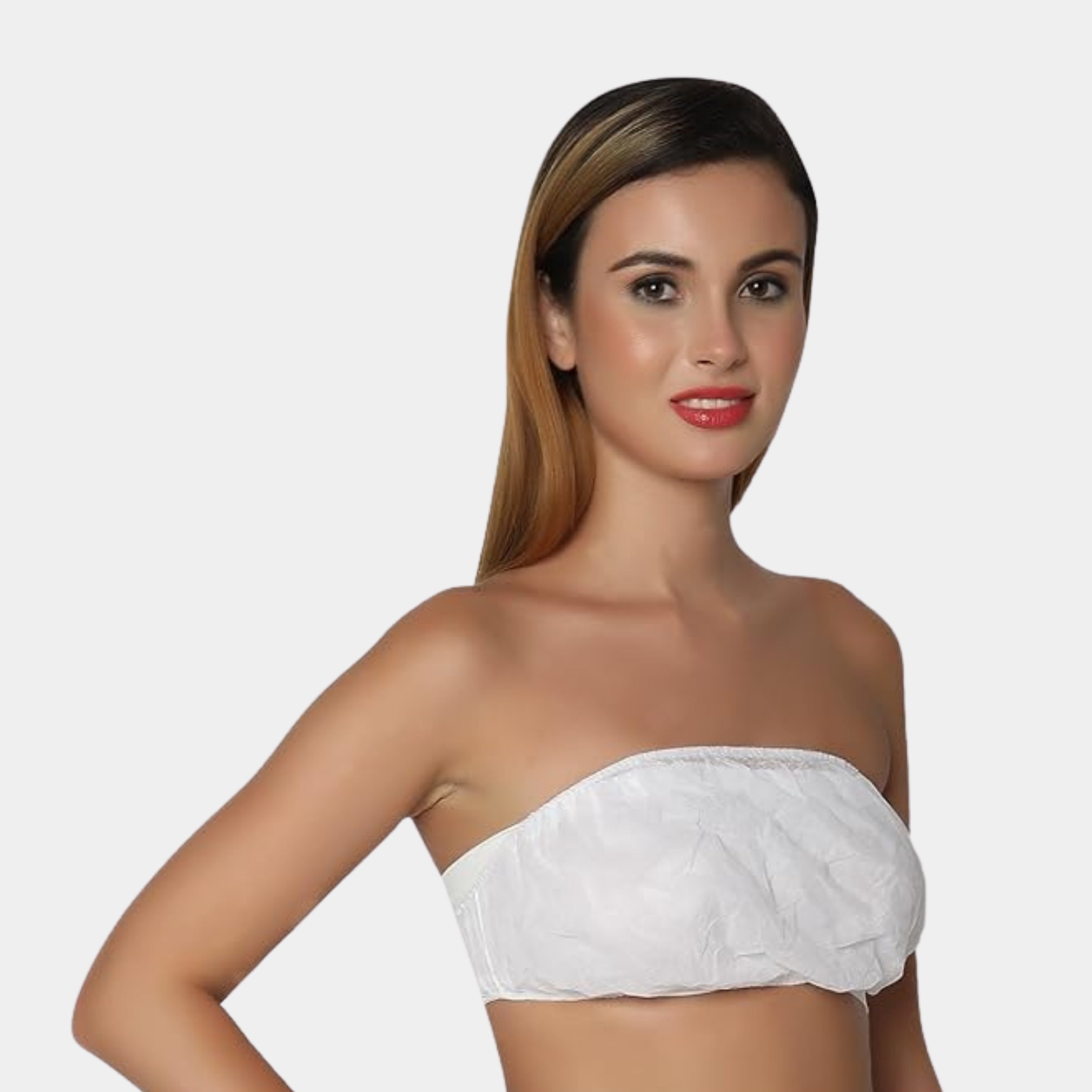 Girls Polypropylene Nonwoven Disposable Backless Bra