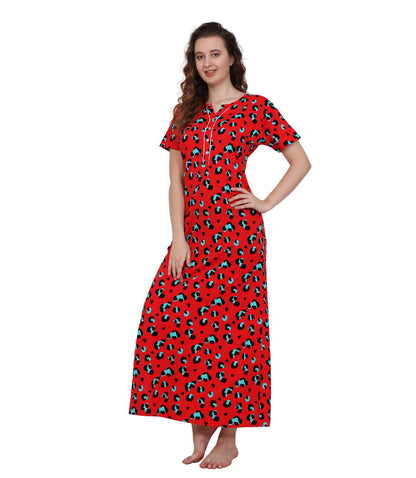 Hosiery Cotton Nighty Gown for Women