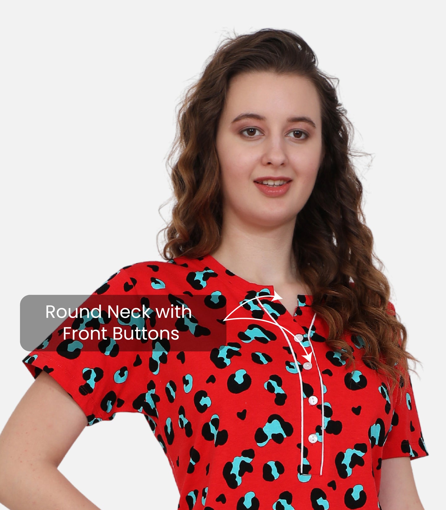 Hosiery Cotton Nighty Gown for Women