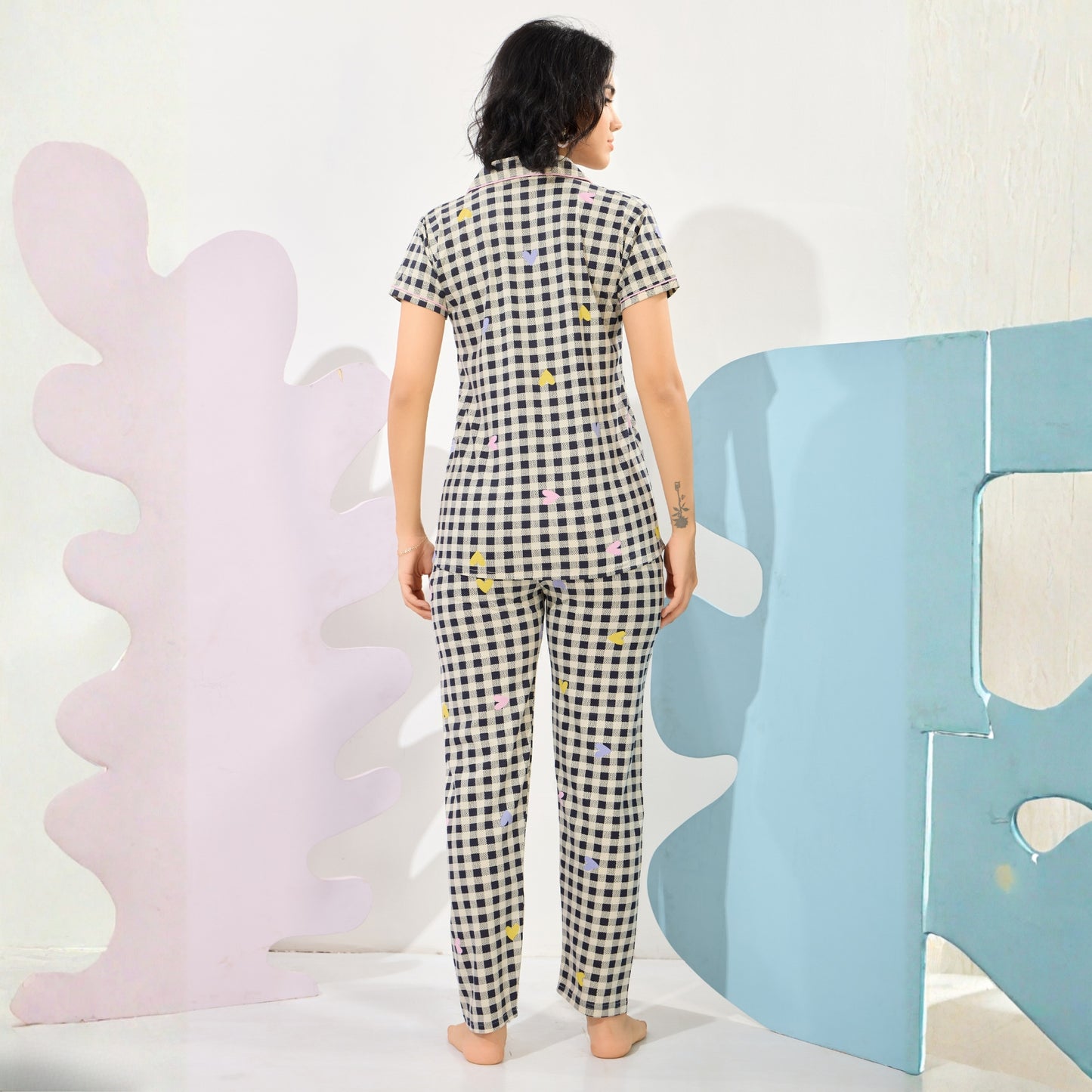 Printed Full Length Night Gown