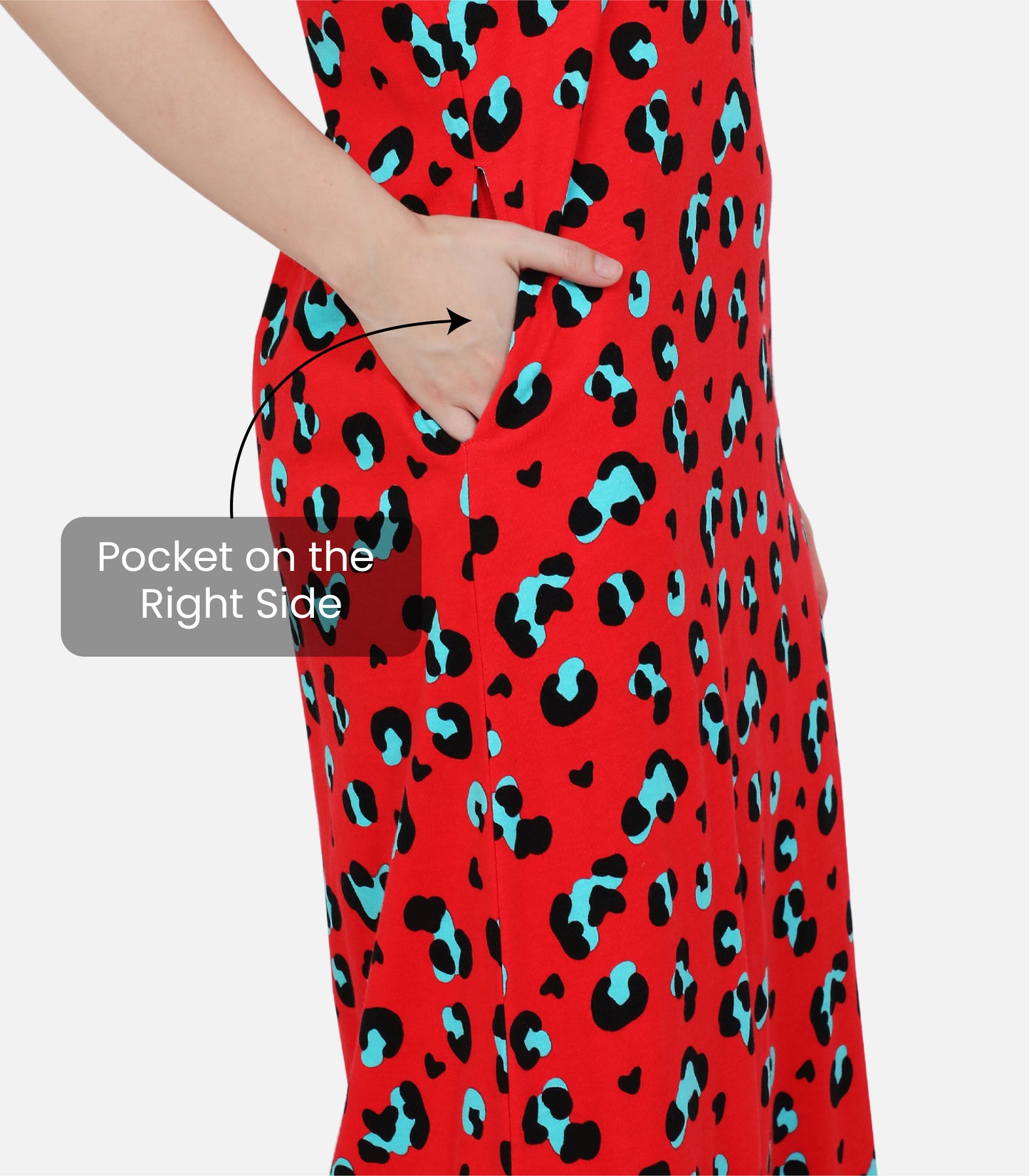 Hosiery Cotton Nighty Gown for Women