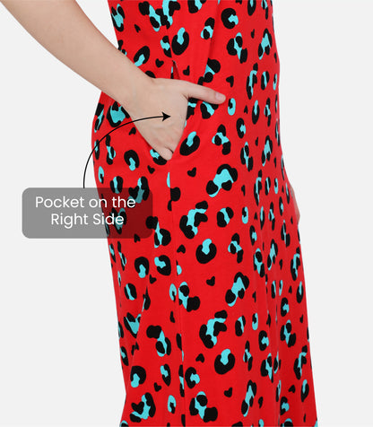 Hosiery Cotton Nighty Gown for Women