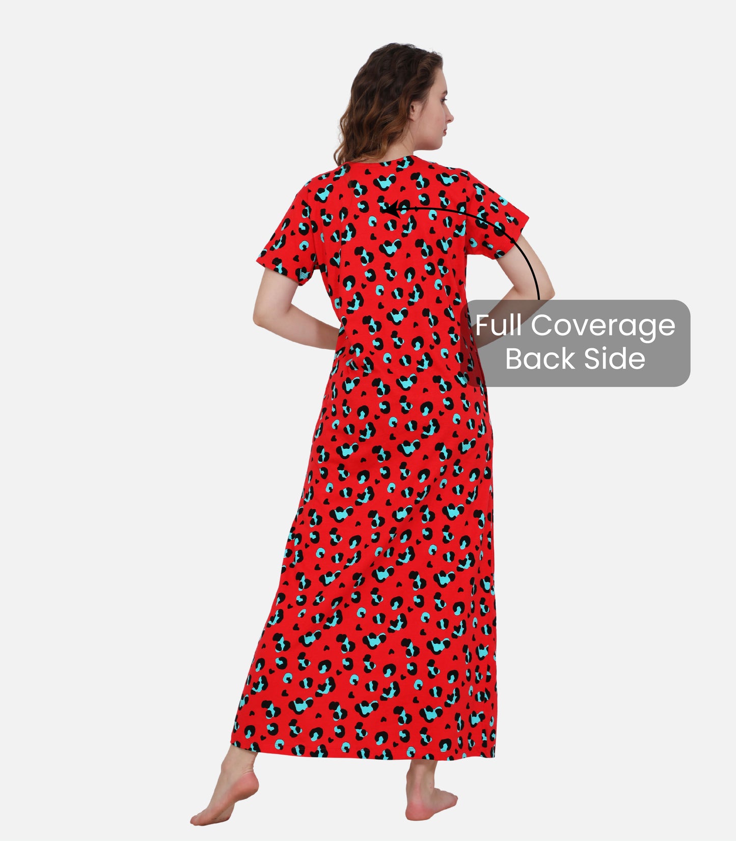 Hosiery Cotton Nighty Gown for Women