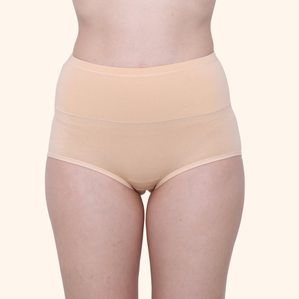 High Waist Full Coverage Brief Panty
