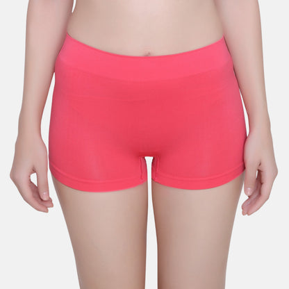 Nylon Spandex Seamless Boyshorts Panty
