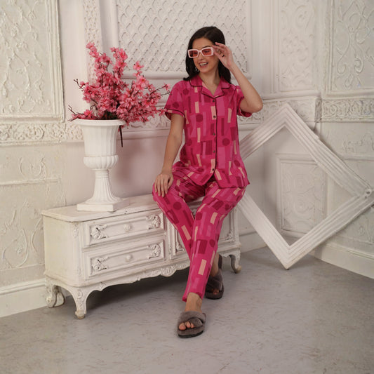 Printed Full Length Night Gown