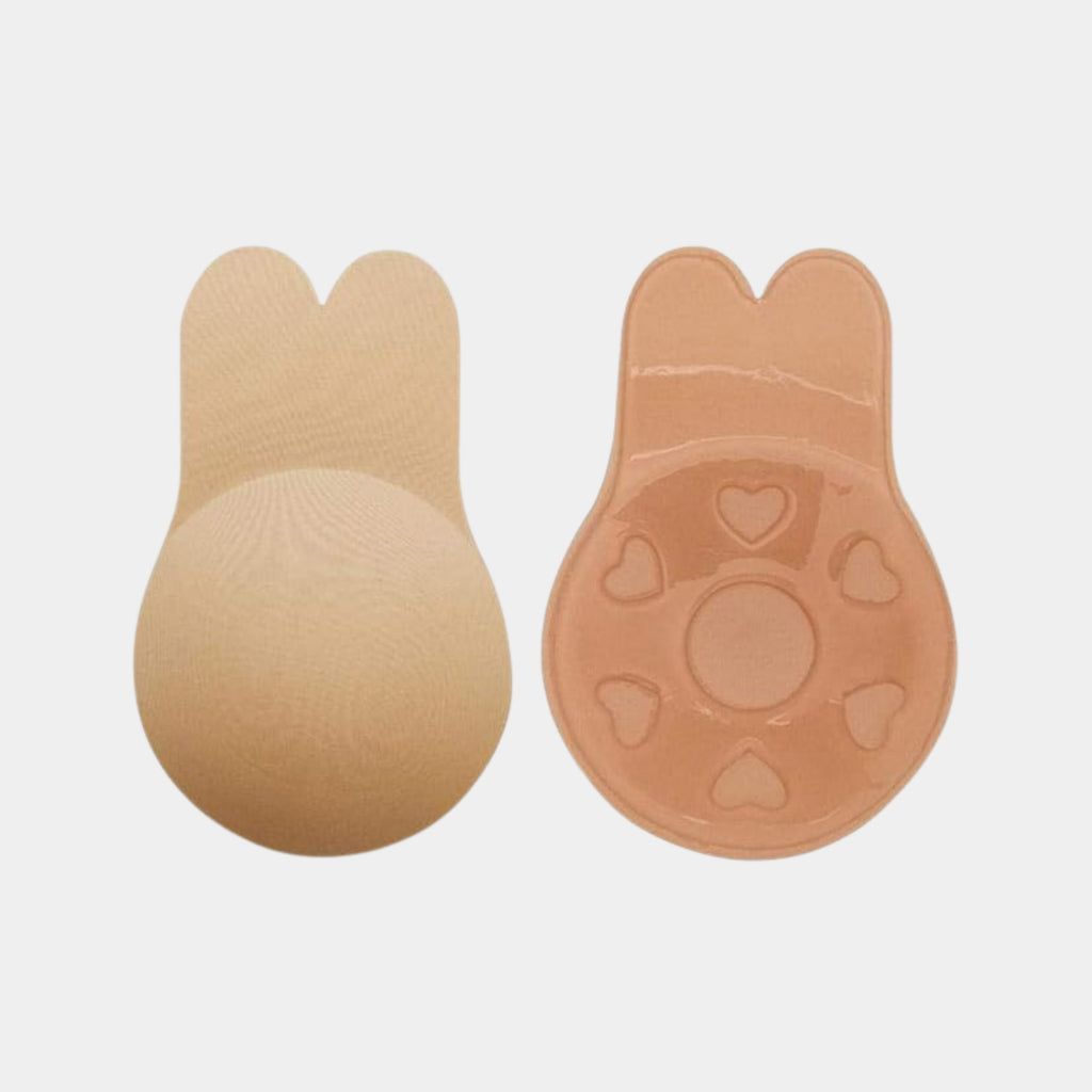 Reusable Thin Silicone Push Up Nipple Cover, Invisible Adhesive Bra