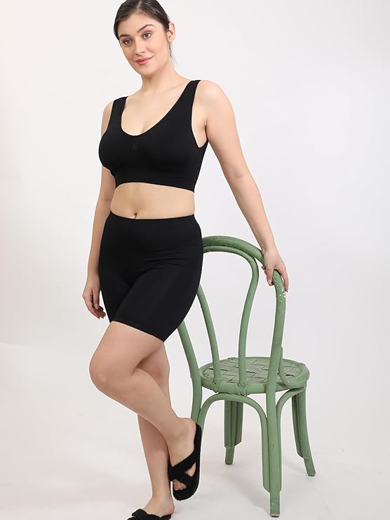 Women & Girls Bamboo, Spandex High Coverage Shorts