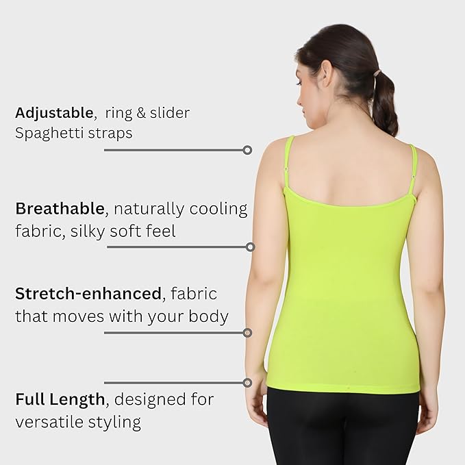 Women’s Bamboo Spandex Non-Padded Camisole Slip