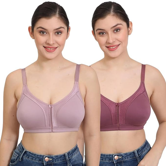 Minimizer Everyday Bra-Pack of 2 Bra(LILAC-SOFT PLUM)