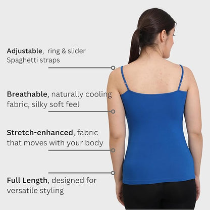 Women’s Bamboo Spandex Non-Padded Camisole Slip