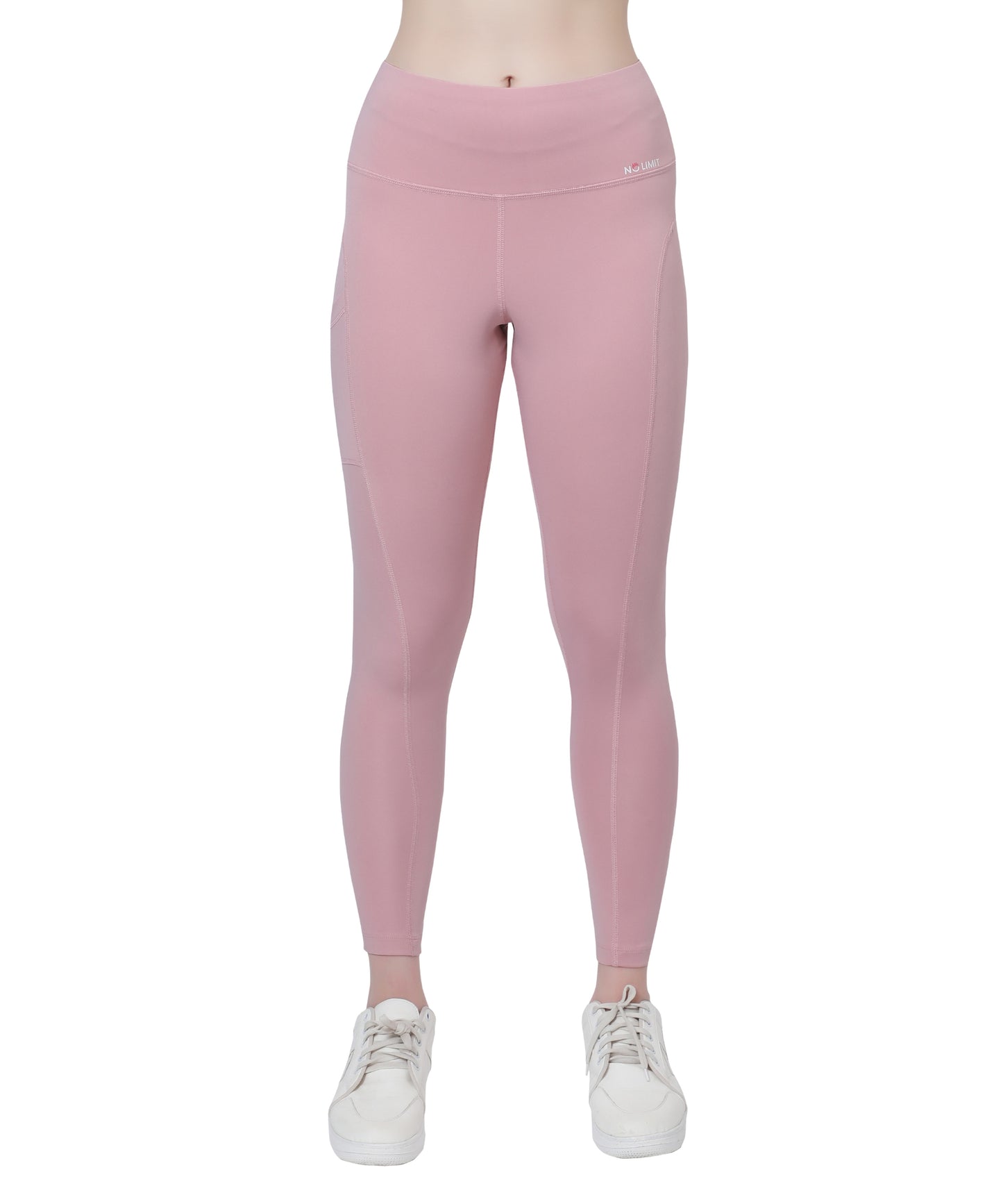 High Waist Gym Leggings with Side Pocket, 4-Way Stretch, Squat-Proof, Moisture-Wicking for Gym, Fitness, Training, Yoga & Activewear