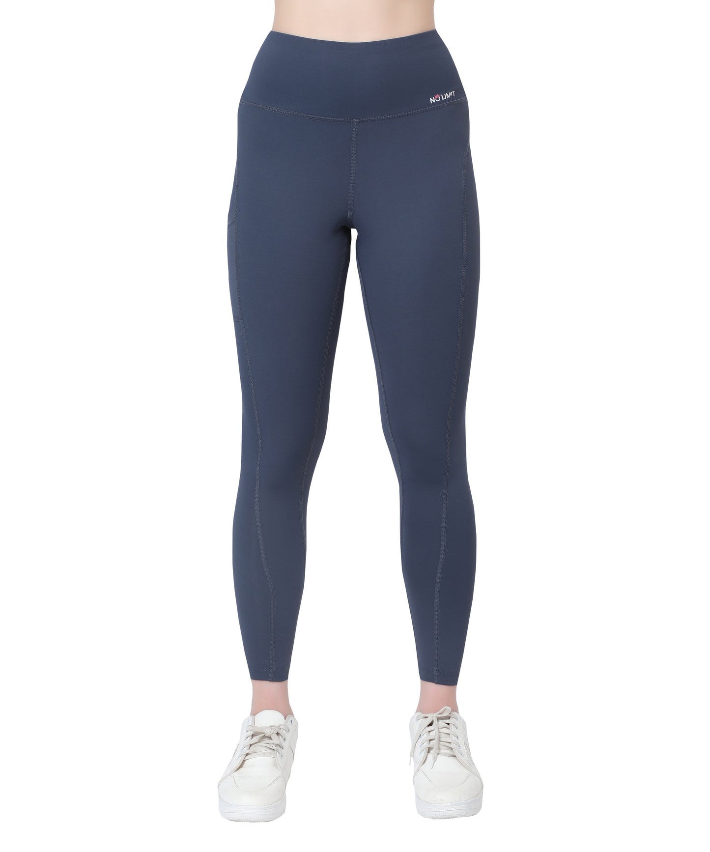 Glamoras Women’s Polyester Spandex High Waist Gym Leggings with Side Pocket, 4-Way Stretch, Squat-Proof, Moisture-Wicking Yoga Pants, Workout Tights for Running, Gym, Fitness, Training, Yoga & Activewear
