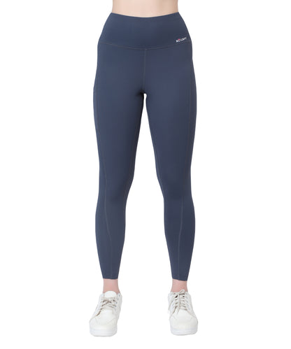 Glamoras Women’s Polyester Spandex High Waist Gym Leggings with Side Pocket, 4-Way Stretch, Squat-Proof, Moisture-Wicking Yoga Pants, Workout Tights for Running, Gym, Fitness, Training, Yoga & Activewear