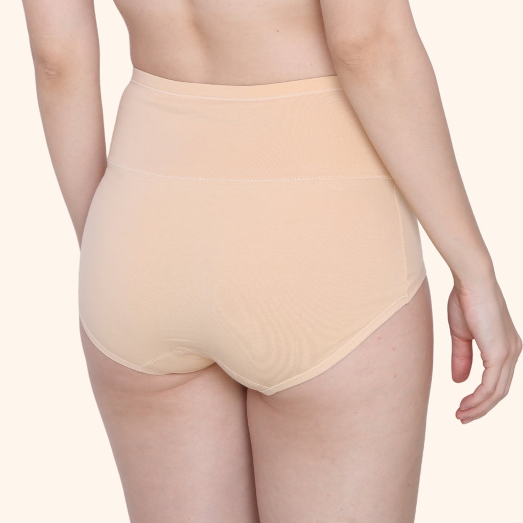 High Waist Full Coverage Brief Panty