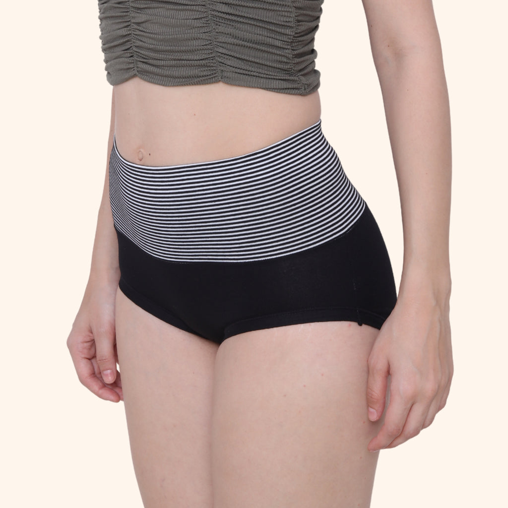High Waist Full Coverage Brief Panty