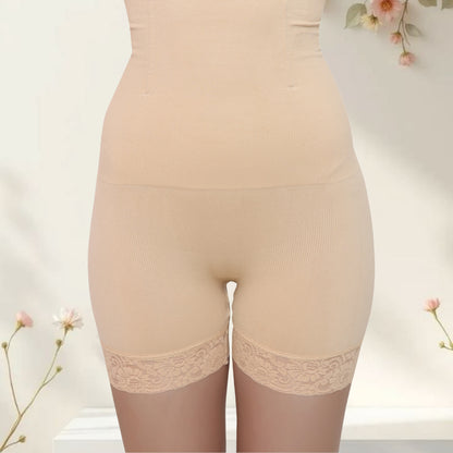 High Waist Tummy Control Shapewear With Lace