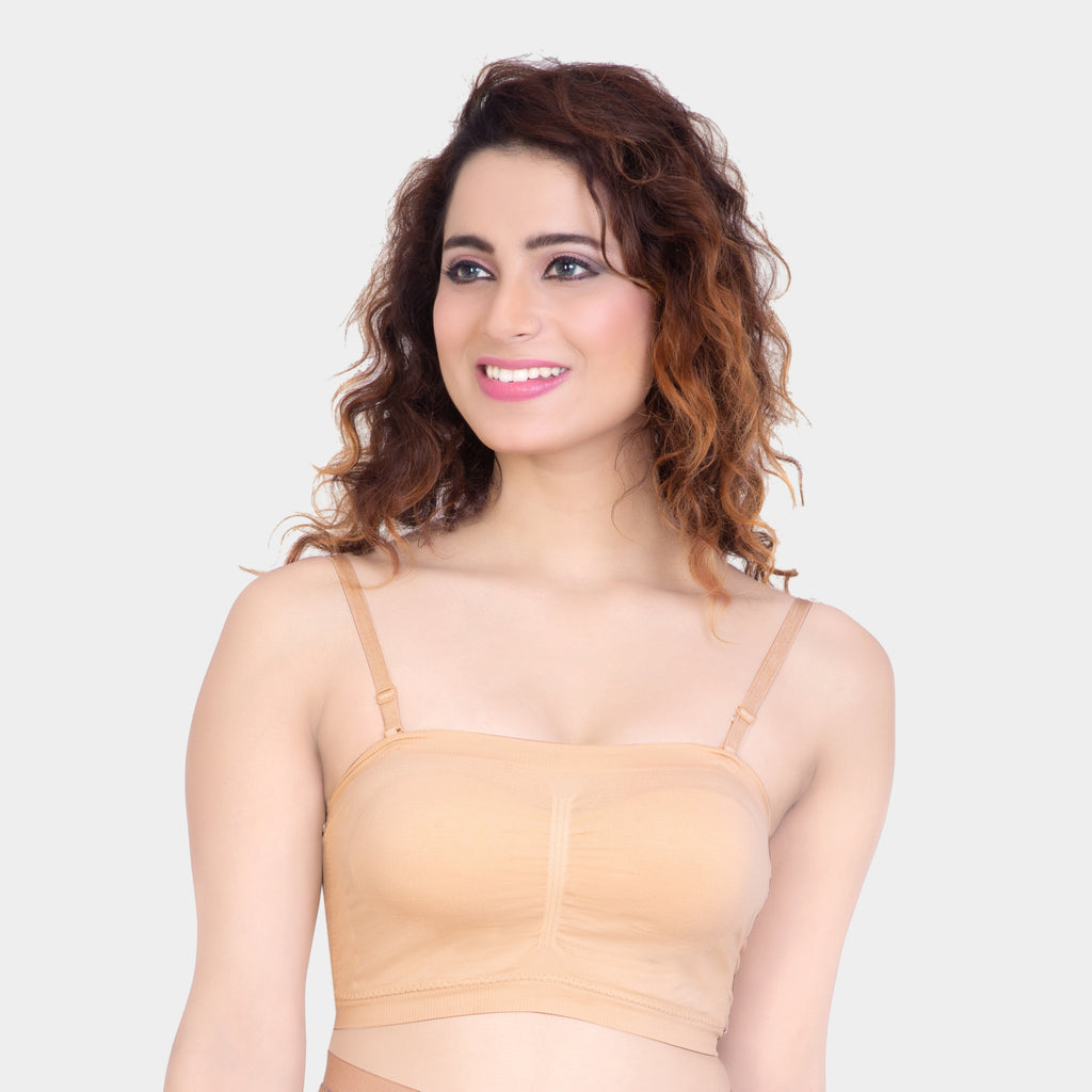 Strapless With Back Hook Closure Bra