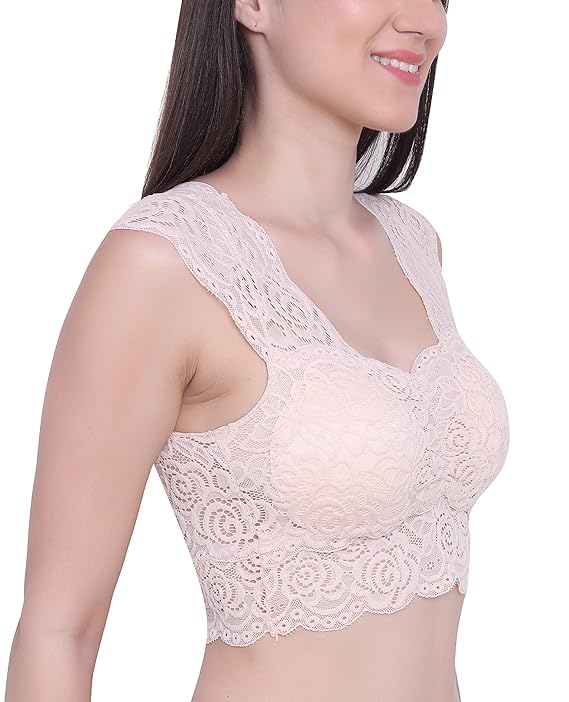 Soft Floral Lace Bralette