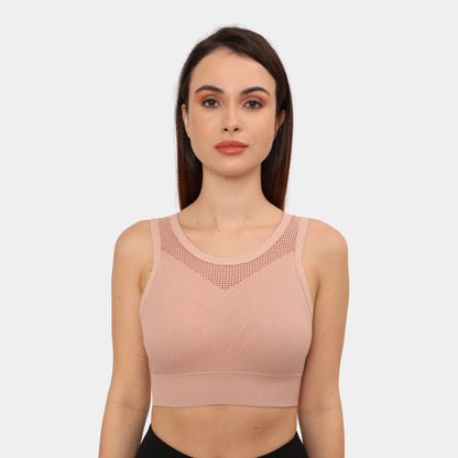 High Support Padded Wireless Sports Bra
