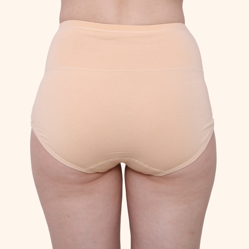 High Waist Full Coverage Brief Panty