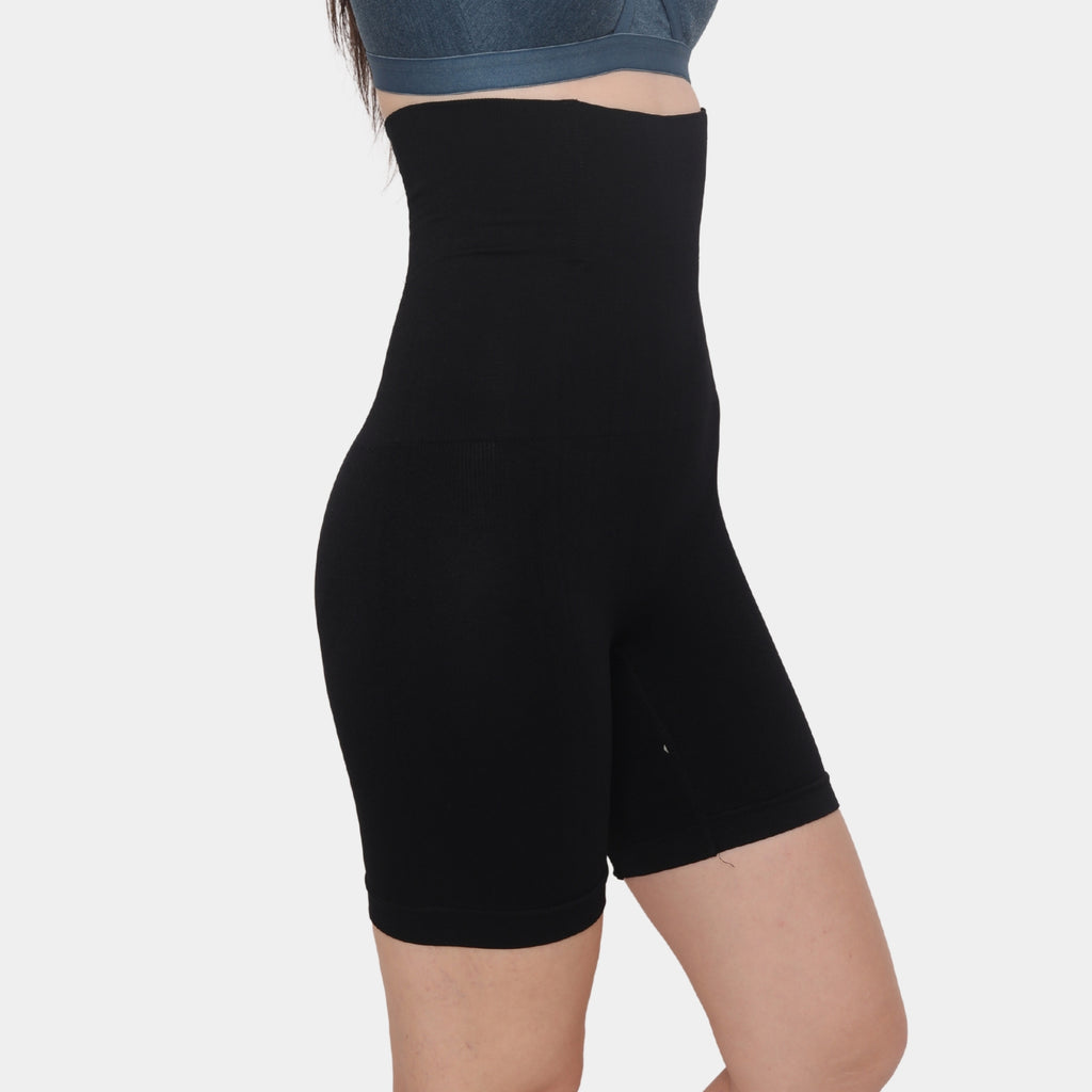 Spandex High Waist Tummy Control Mid Thigh Short