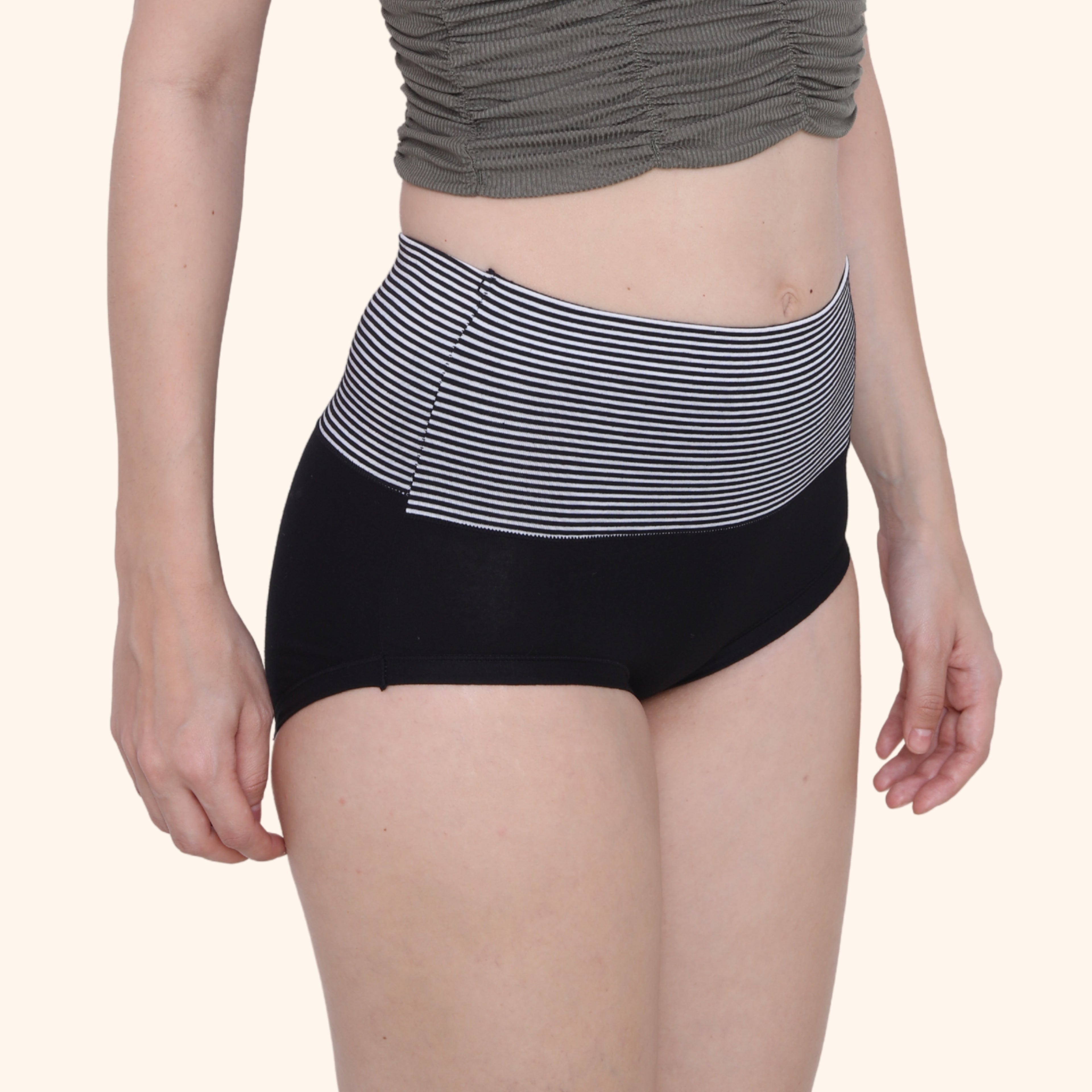 High Waist Full Coverage Brief Panty