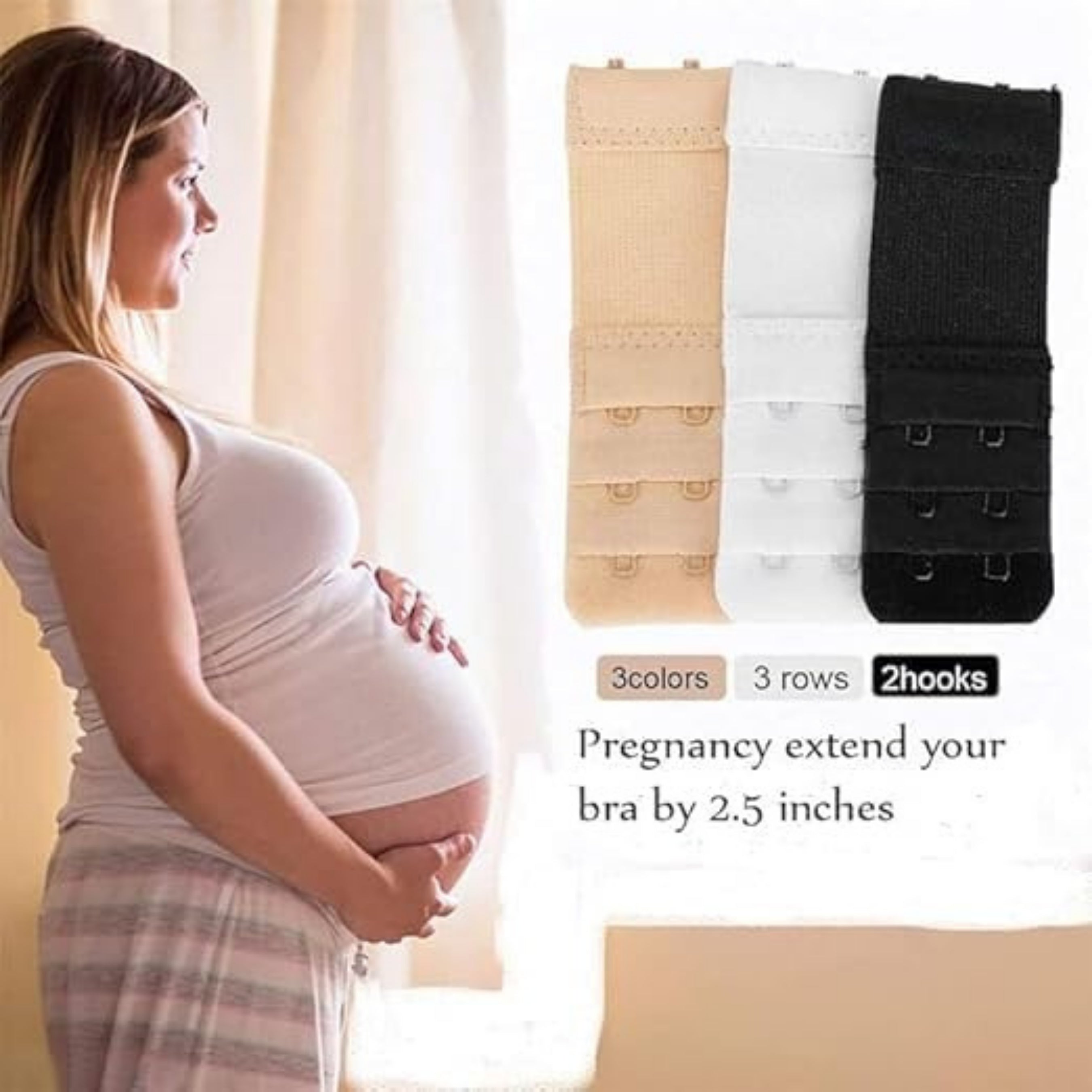 2-Hook Stretchable Bra Extender