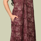 Printed Full-Length Night Gown