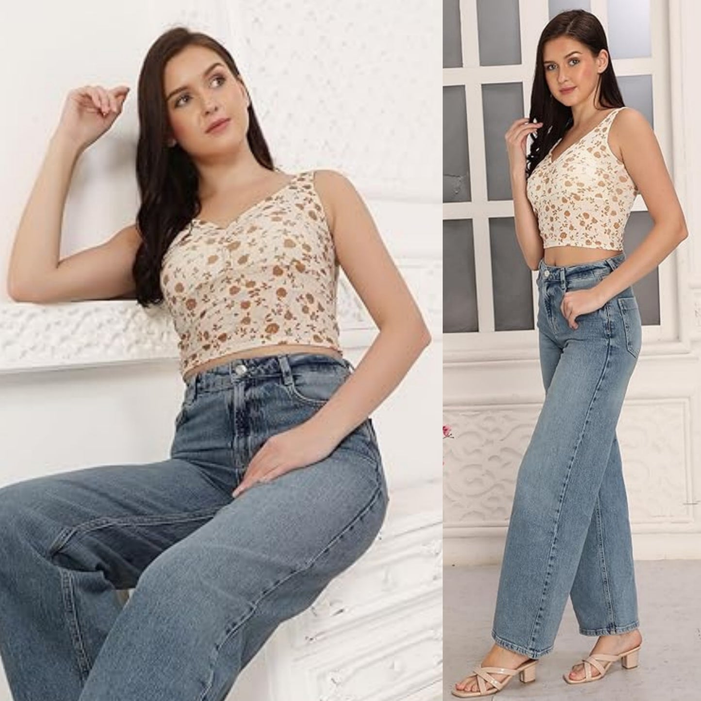 Printed Western Top