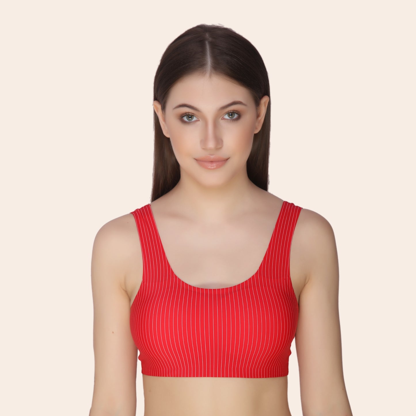 Nylon Elastane Ice Silk Non Wired Seamless Removable Pads Everyday Bra