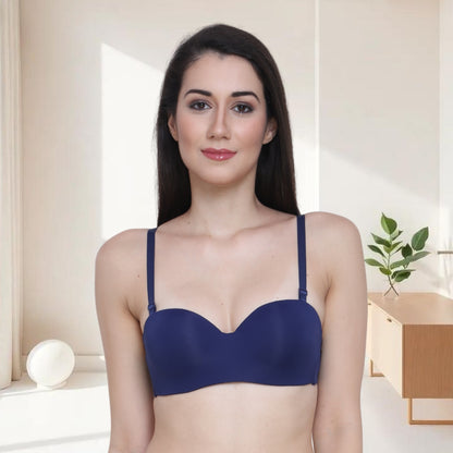 Nylon Spandex, Padded, Underwired, Push Up Bra for Women
