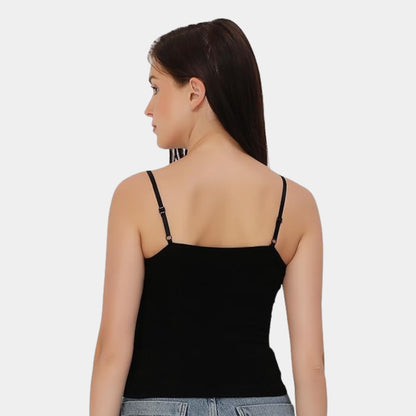 Sleeveless Adjustable Sequin Cami Top