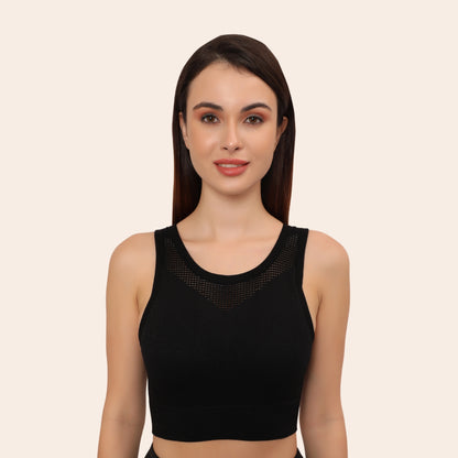 High Support Padded Wireless Sports Bra