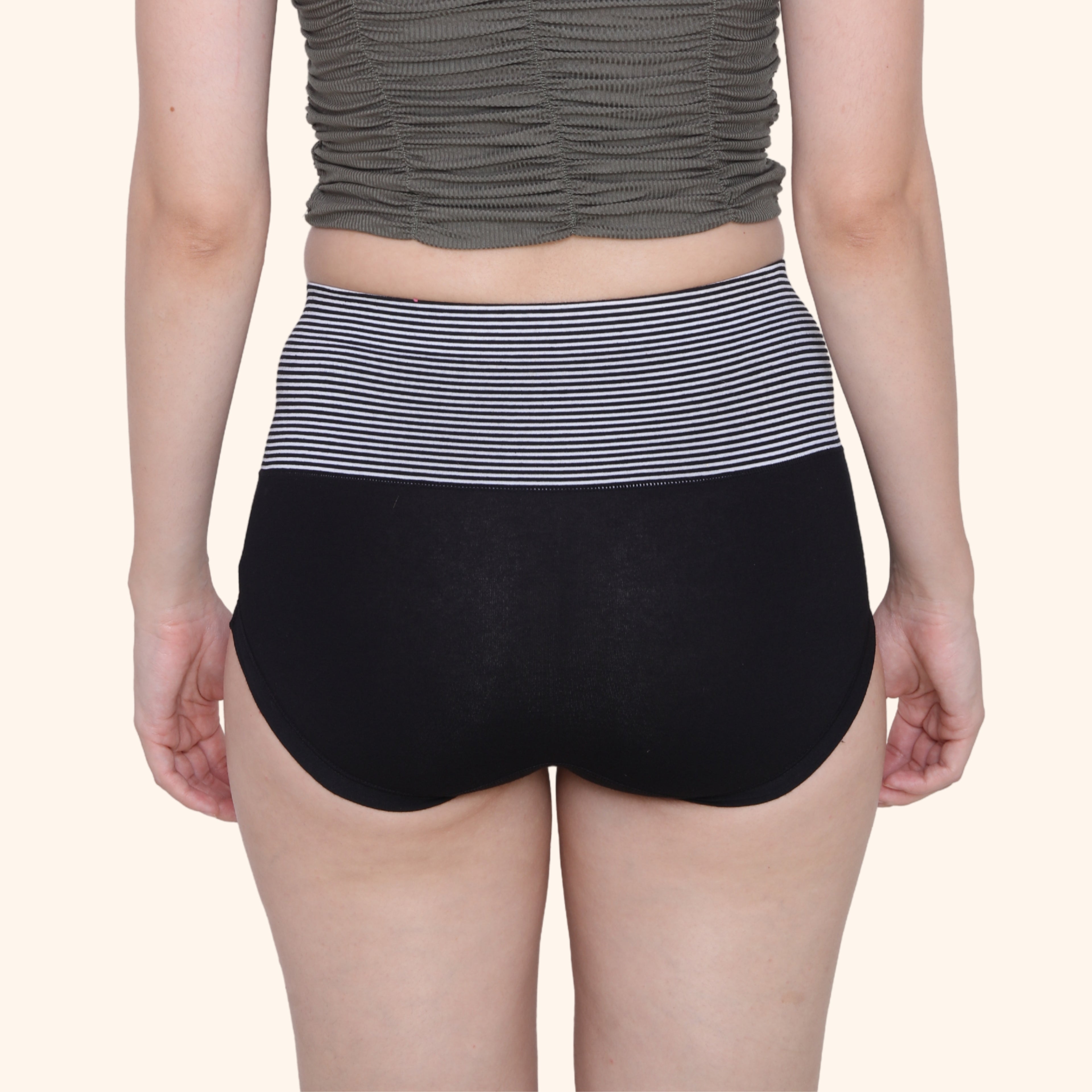 High Waist Full Coverage Brief Panty