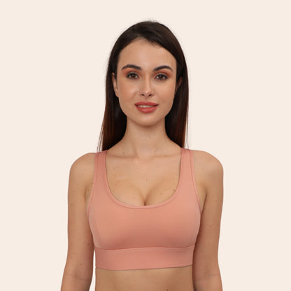 Full Coverage, Non-Wired, Seamless, Stretchable & Support Activewear for Women