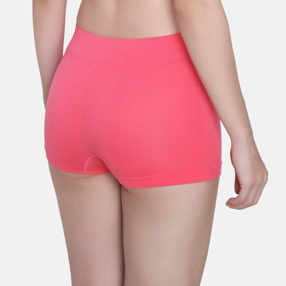 Nylon Spandex Seamless Boyshorts Panty