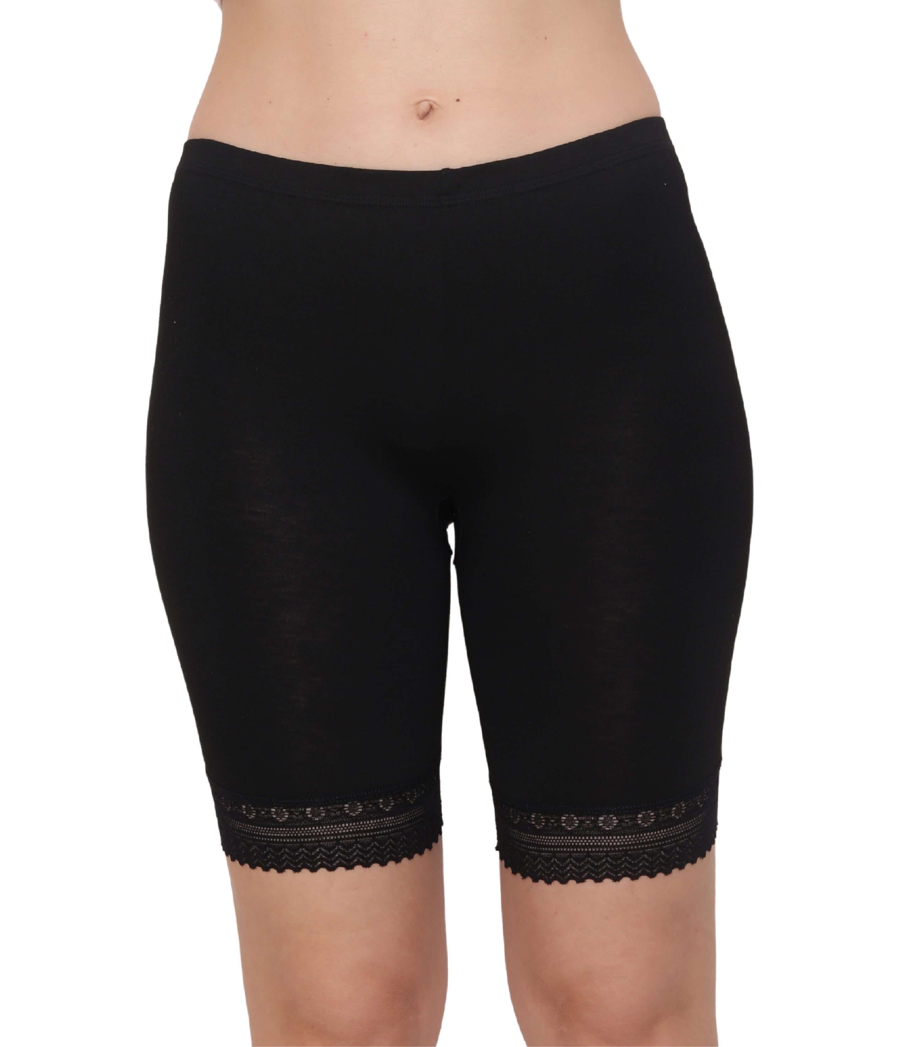 Bamboo Spandex Mid Rise Under Skirt Under Dress Shorts