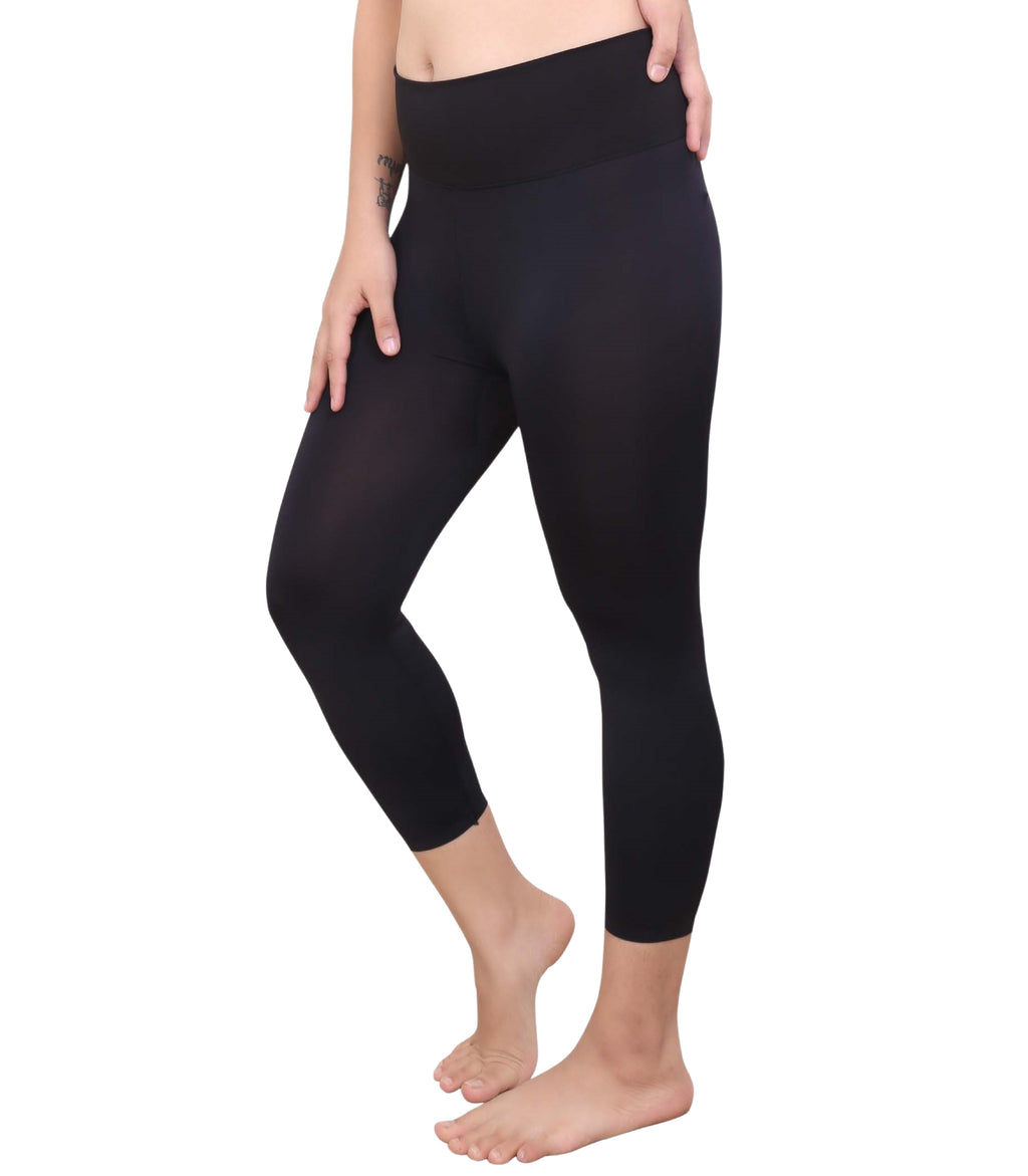 Nylon Spandex High Waist Ankle Length Legging