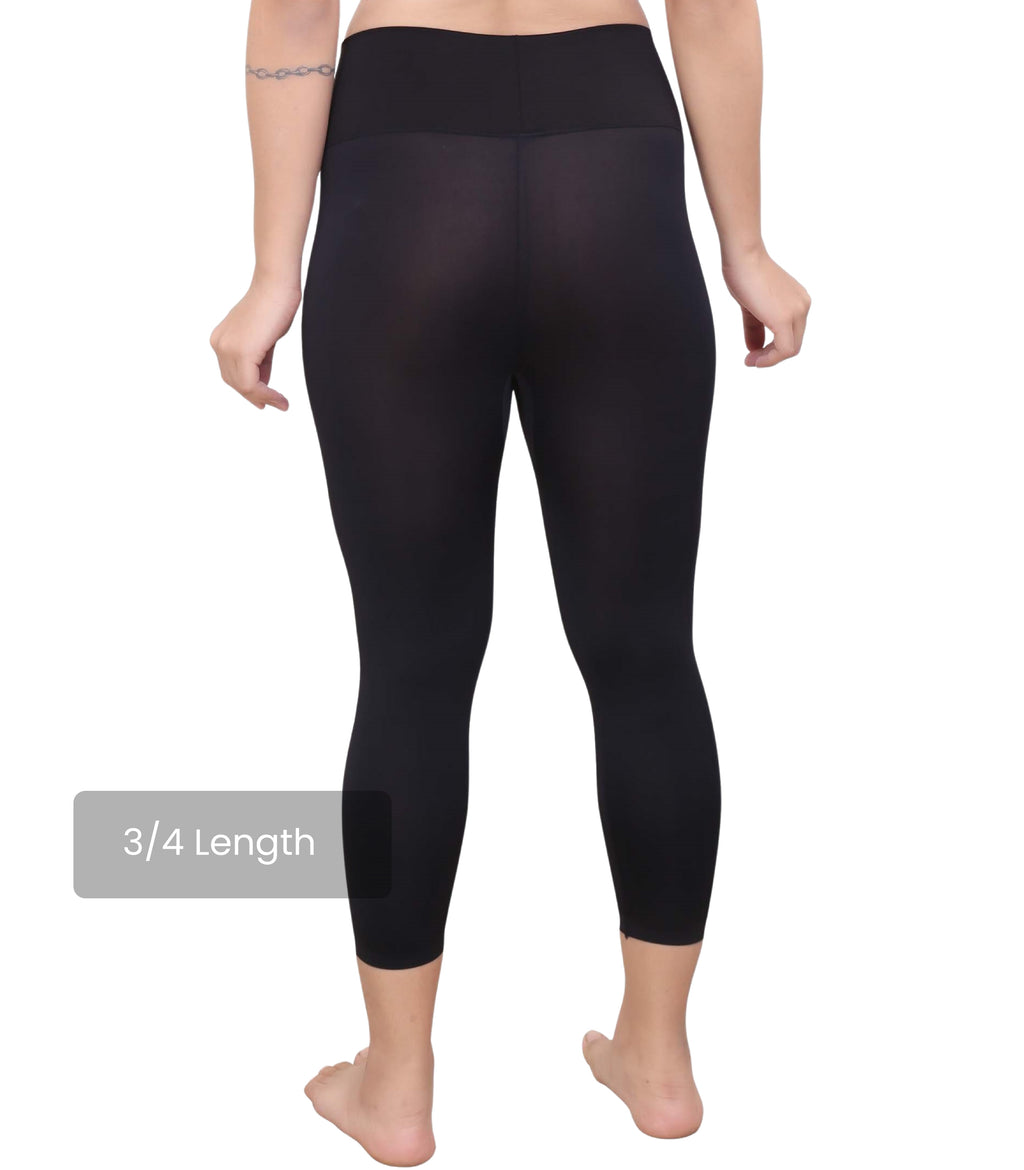 Nylon Spandex High Waist Ankle Length Legging