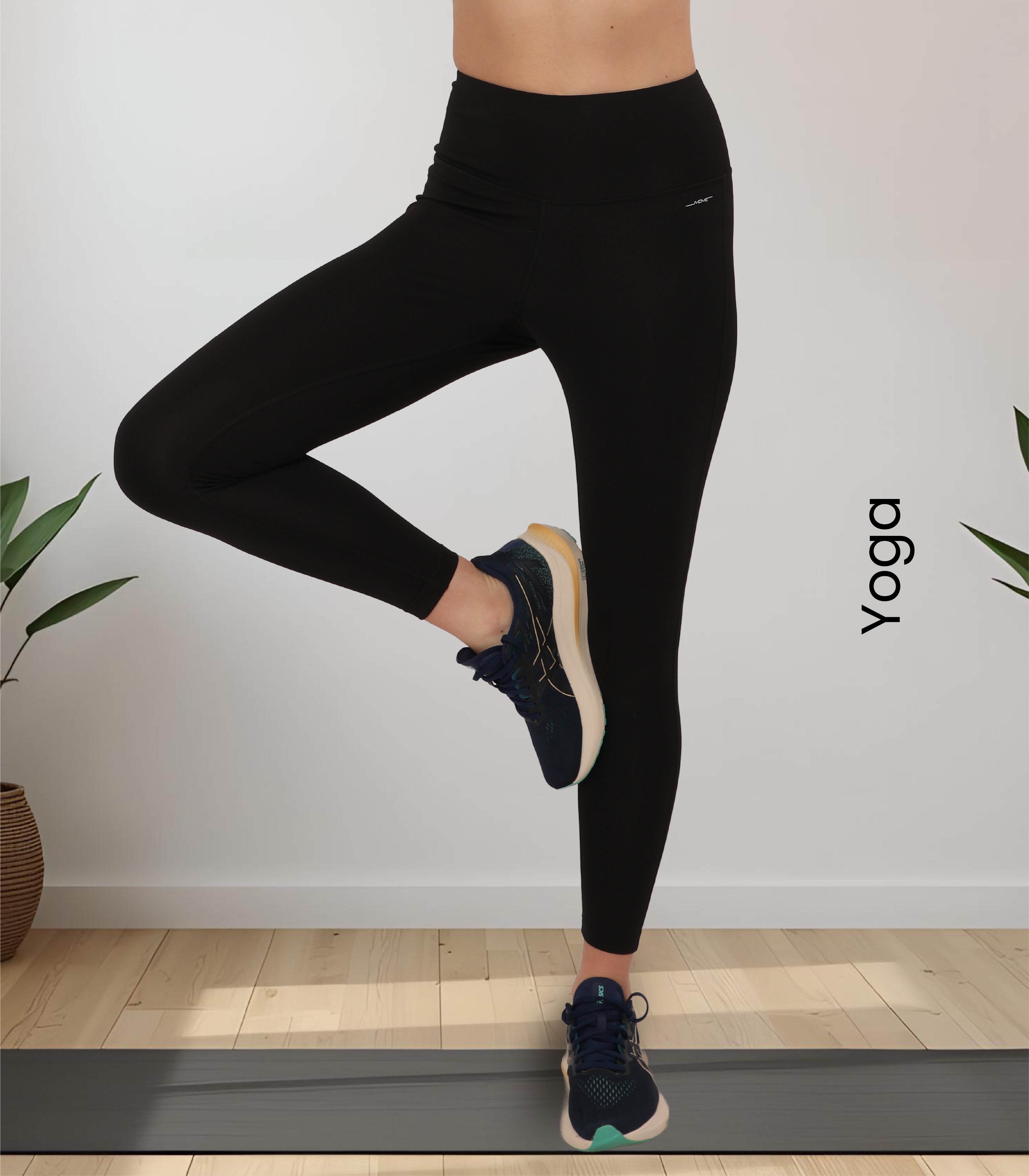 Nylon Spandex High Waist Ankle Length Legging